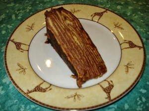 Torta 1000 crepes con crema di nocciole e marmellata di arancia