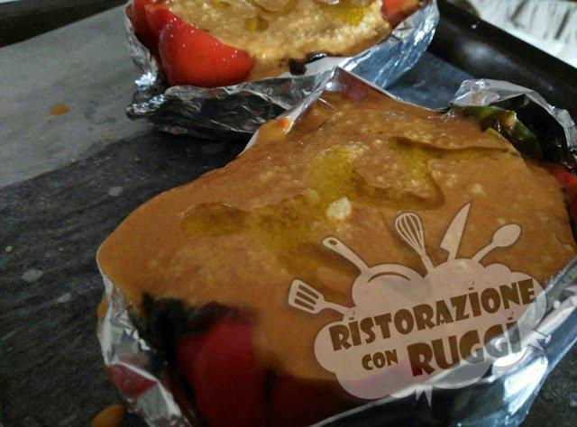 Peperoni ripieni di riso