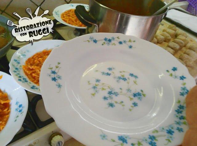 Pasta e patate con pomodoro