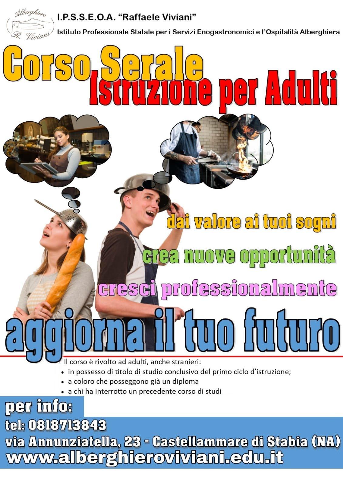 corso serale adulti castellammare di stabia manifesto